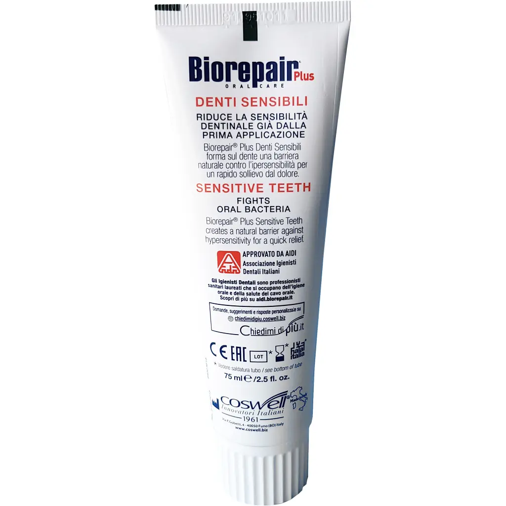 Зубна паста Biorepair Plus Професійне позбавлення чутливості 75 мл (8017331052648) - фото 2