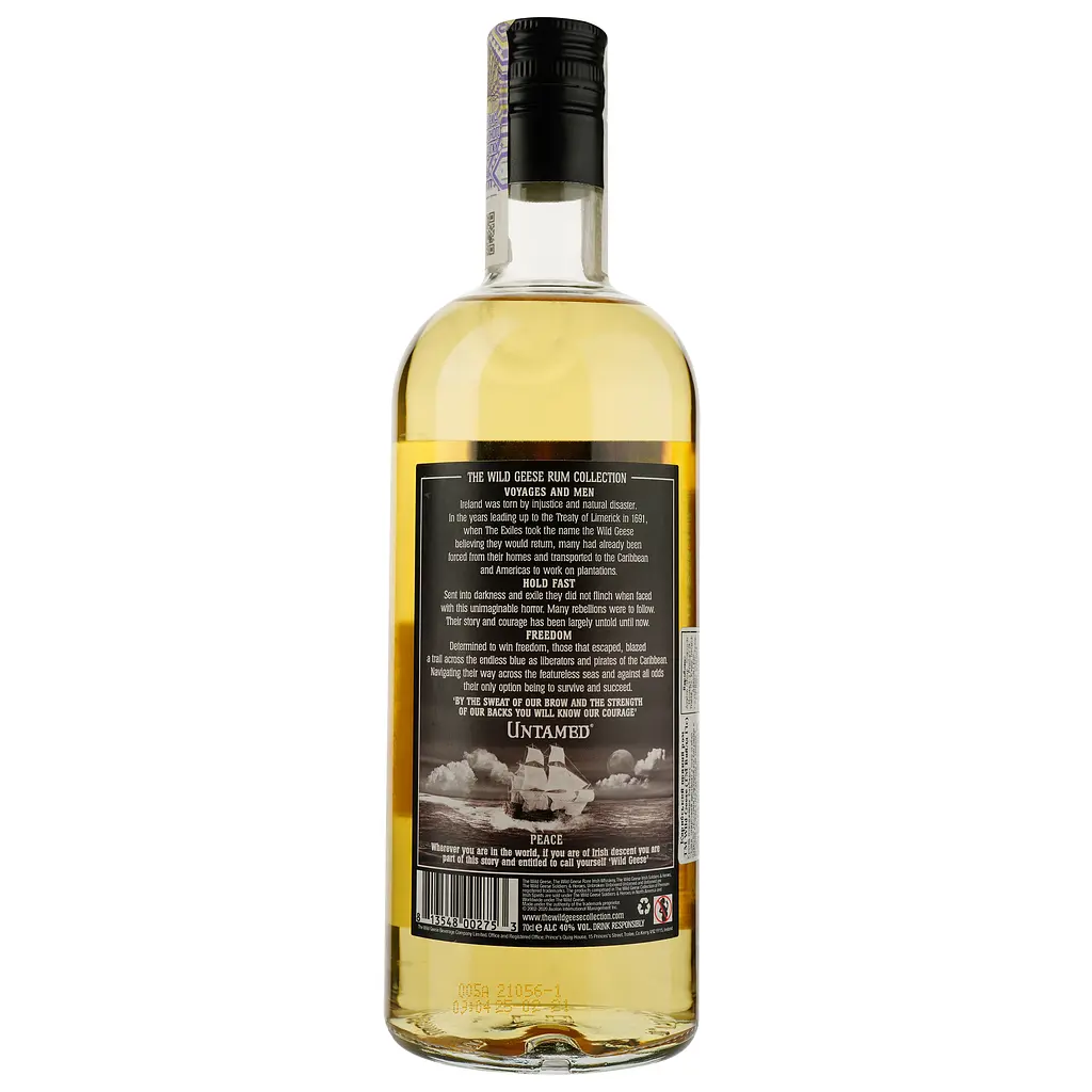 Ром The Wild Geese Caribbean Spiced, 40%, 0,7 л - фото 2