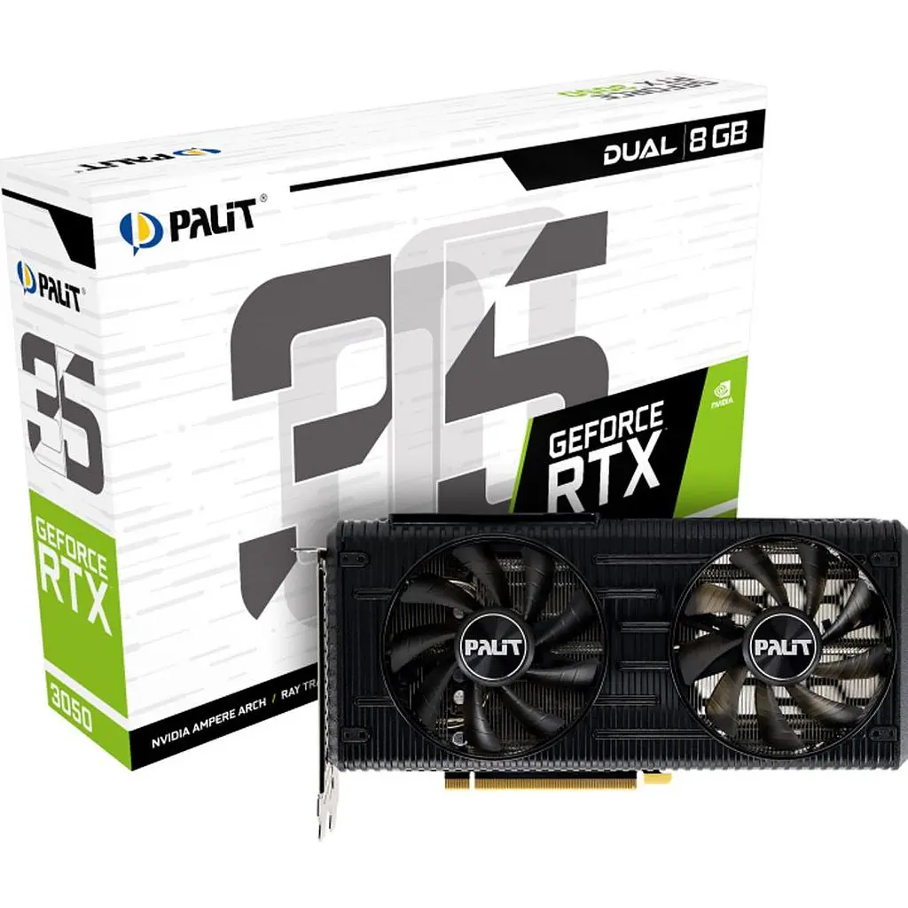 Відеокарта Palit GeForce RTX 3050 Dual NE63050019P1-190AD [79038] - фото 9