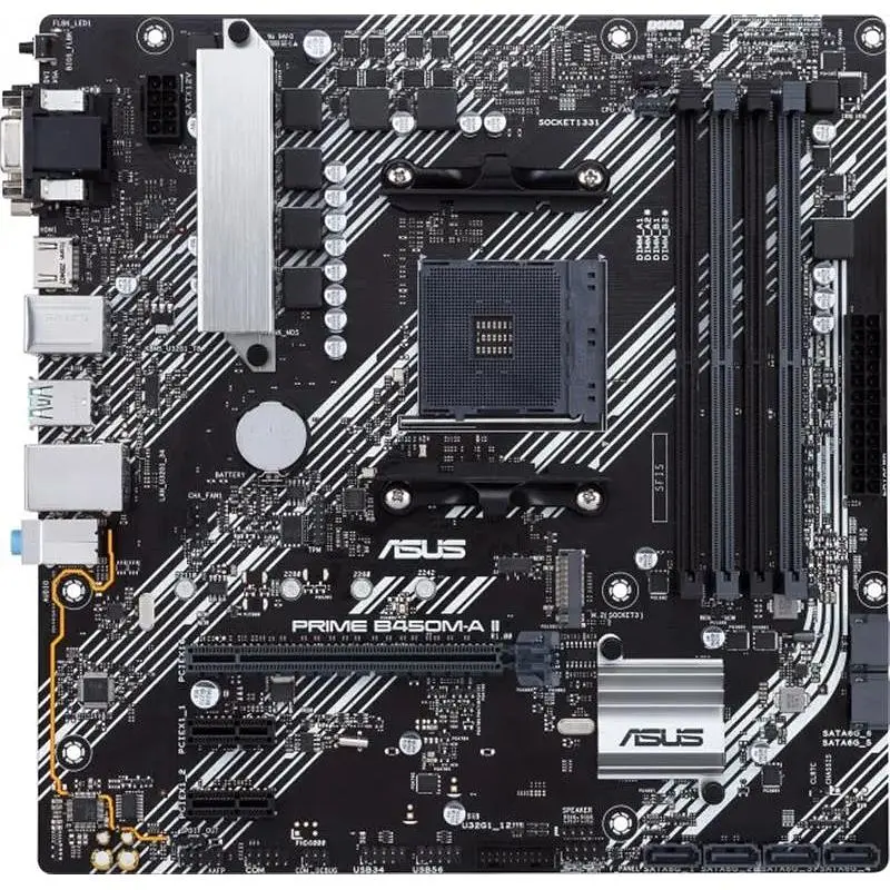 Материнская плата Asus Prime B450M-A II Socket AM4 - фото 3