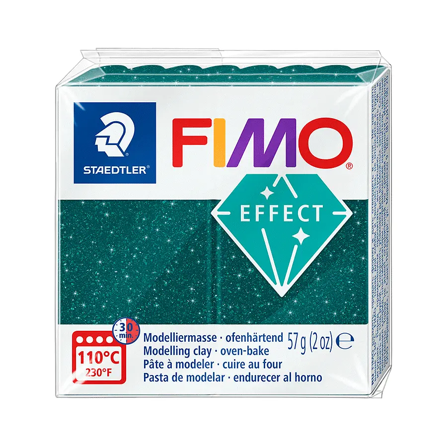 Пластика Effect Зелена галактика 57 г Fimo (4007817096451)