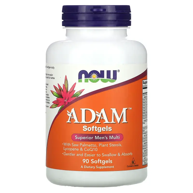 NOW Мультивітаміни для Чоловіків Adam - 90 софтгель
