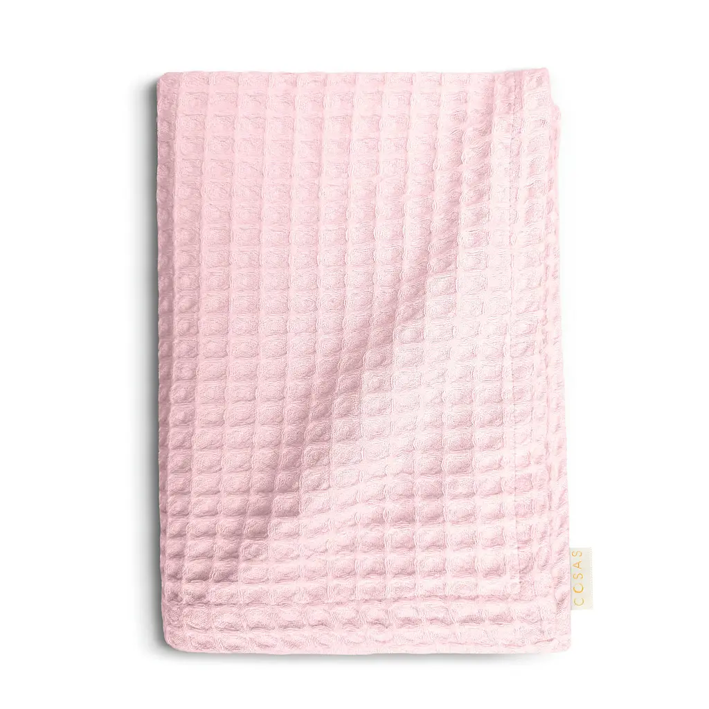 Вафельні рушники Bubble Gum Greek Waffle CS1 2шт 75х95см/75х130см (SetTw_GreekWaffle_11Flamingo75x95_02Avori75x130) - фото 2