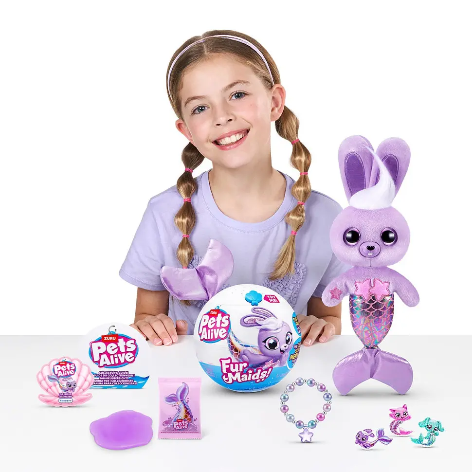 Интерактивный игровой набор серии "Furmaids" Кролик Старлет Pets & Robo Alive 9555B - фото 3