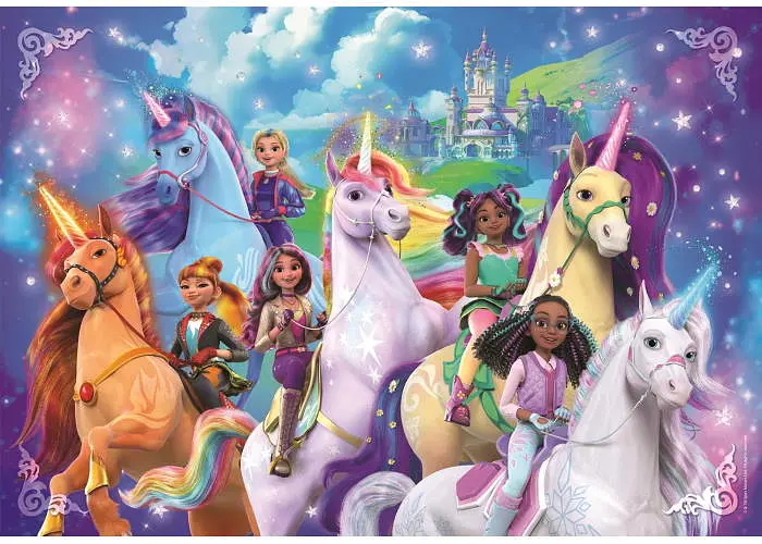 Пазл Clementoni Super: Академія Єдинорогів, Netflix (Super - Netflix Unicorn Academy Puzzle - 180 pcs.), 180 ел. (29802) - фото 2