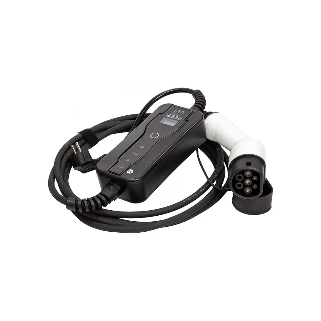 Зарядний пристрій для електромобіля HiSmart Type 2 - Schuko (220V), 16A, 3.6кВт, 1-фазний, 5м (EV200696) - фото 3