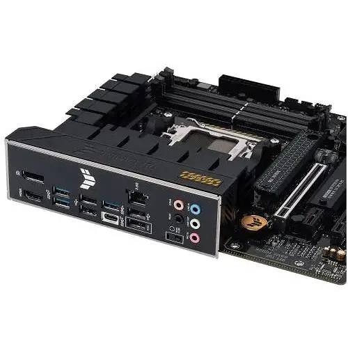 Материнська плата Asus AM5 TUF Gaming B650M-PLUS, B650, 4xDDR5, Int.Video (CPU), 4xSATA3, 2xM.2, 2xPCI-E 4.0 16x, 1xPCI-E 4.0 1x, Realtek 7.1, Realtek 2.5Gb, 6xUSB3.2/6xUSB2.0, HDMI/DP, MicroATX - фото 5