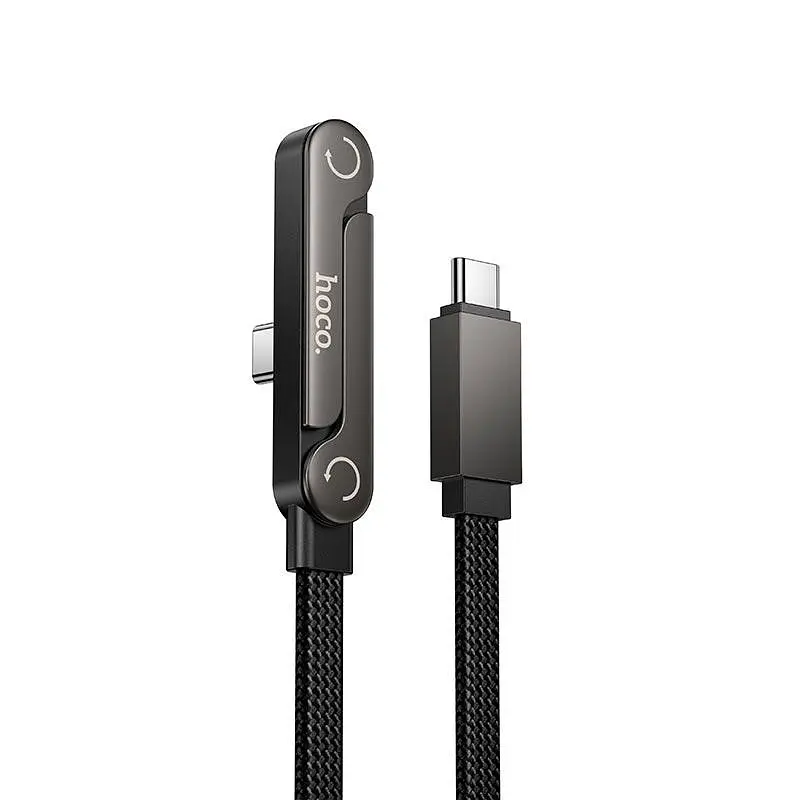 Кабель HOCO C to C Exquisite bracket charging data cable U150 | 1.2m, 60W/3A |