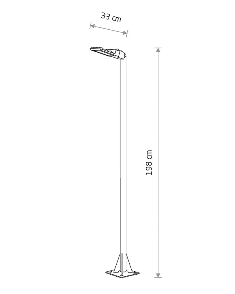 Вуличний світильник Nowodvorski 9252 Pathway LED 1x24W 3000K 2200Lm IP44 чорний - фото 4