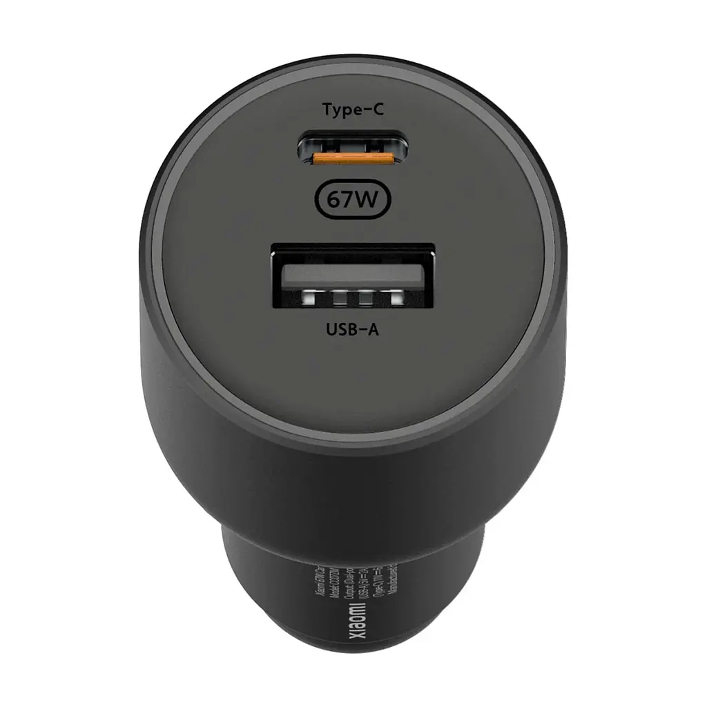 Зарядний пристрій Xiaomi 1xUSB-C + 1xUSB 67W car adapter (973434) - фото 2