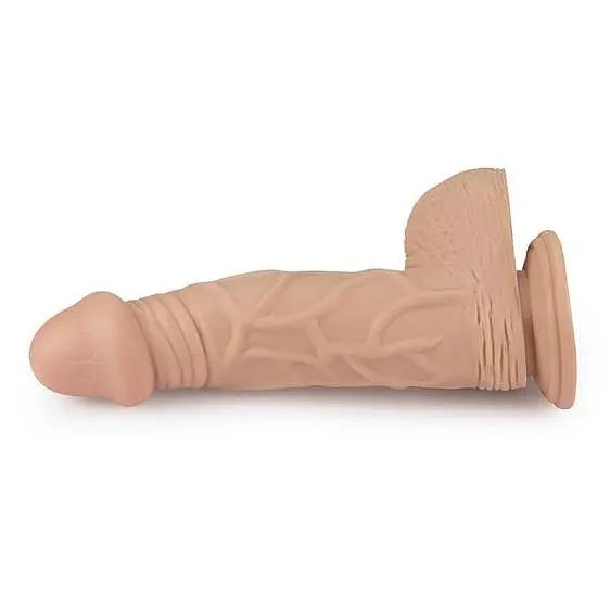 Вібратор Real Extreme Vibrating Dildo 9" - фото 4