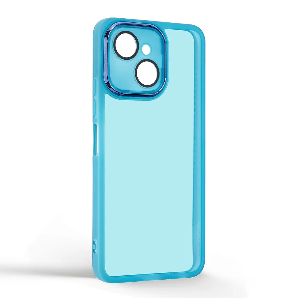 Защитный чехол для TECNO Spark 40C 4G, Shade, синий, TPU+PC, матовый, защита всего корпуса, панель-накладка, противоударный, с большими бортами, амортизирует удары при падениях, ArmorStandart (ARM87904) - фото 2