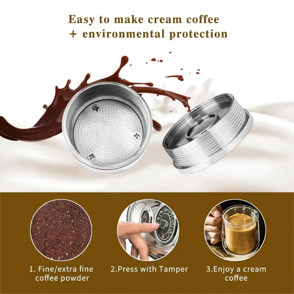 Многоразовая капсула для кофеварки ILLY iperEspresso, X7, Y1, Y3, Y3.2, Y5, Y7, Icafilas - фото 7