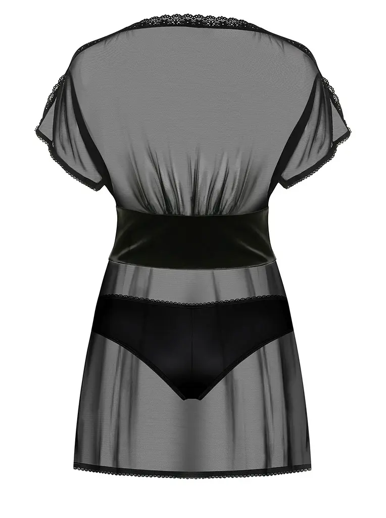 Комплект білизни Obsessive 868-BAB-1 L/XL чорний - фото 6