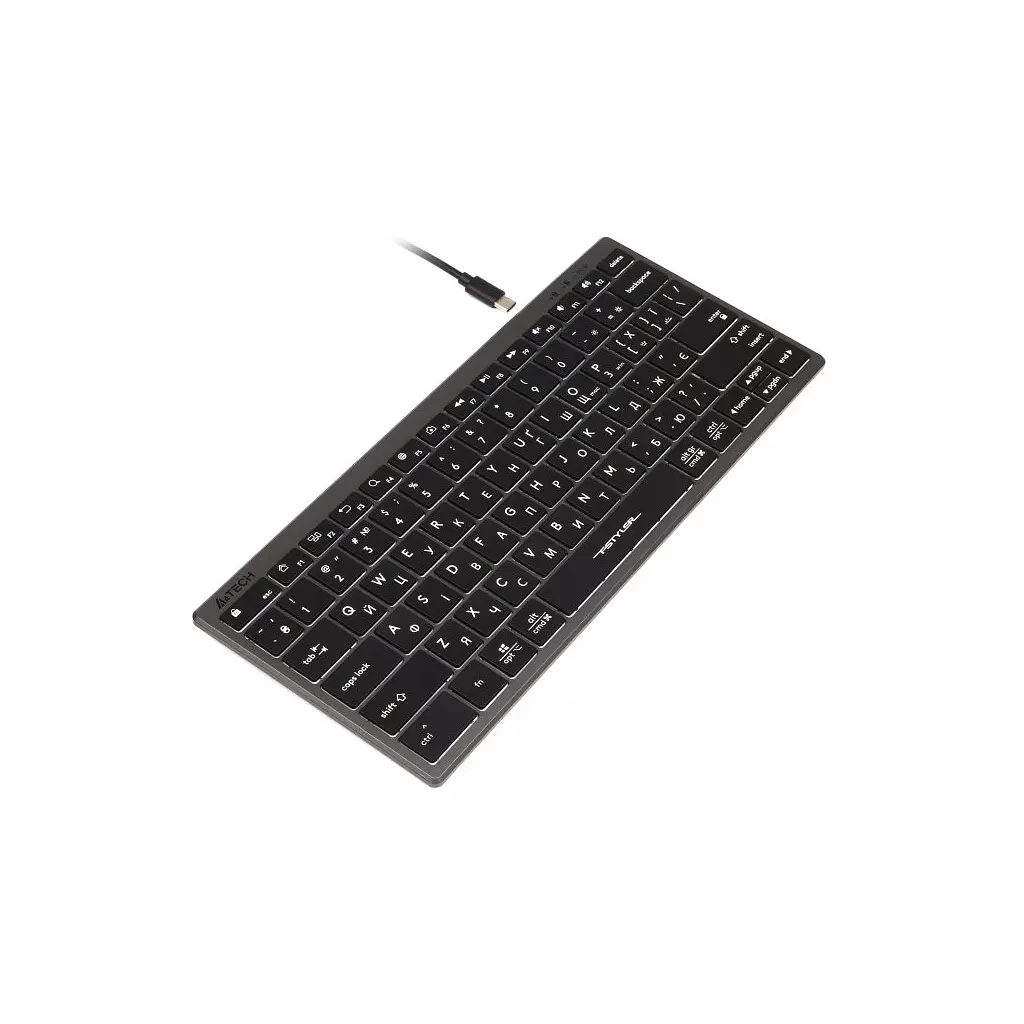 Клавіатура A4Tech FX61 USB Grey - фото 5