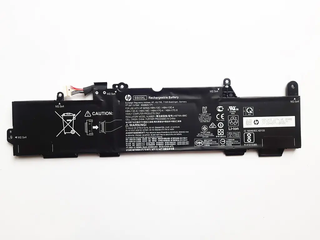 Акумулятор для ноутбука HP EliteBook 840 G5 SS03XL, 50Wh (4330 mAh), 3cell, 11.55V, Li-ion, чорний - фото 2