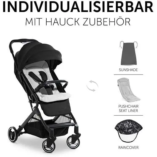 Прогулянкова коляска Hauck Travel N Care Black, чорна (16014-5) - фото 3