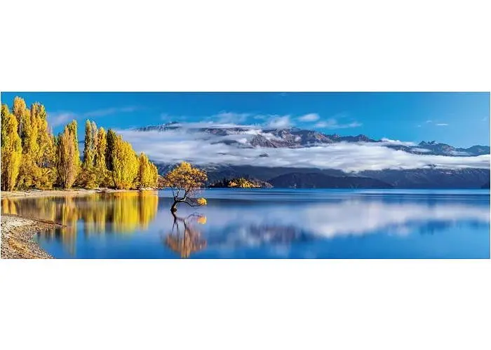 Пазл Clementoni High Quality Collection: Золотий пейзаж, озеро Ванака, Нова Зеландія (High Quality Collection - Wanaka's Golden Reflections Panorama Puzzle - 1000 pcs.), 1000 ел. (панорама) (39942) - фото 2