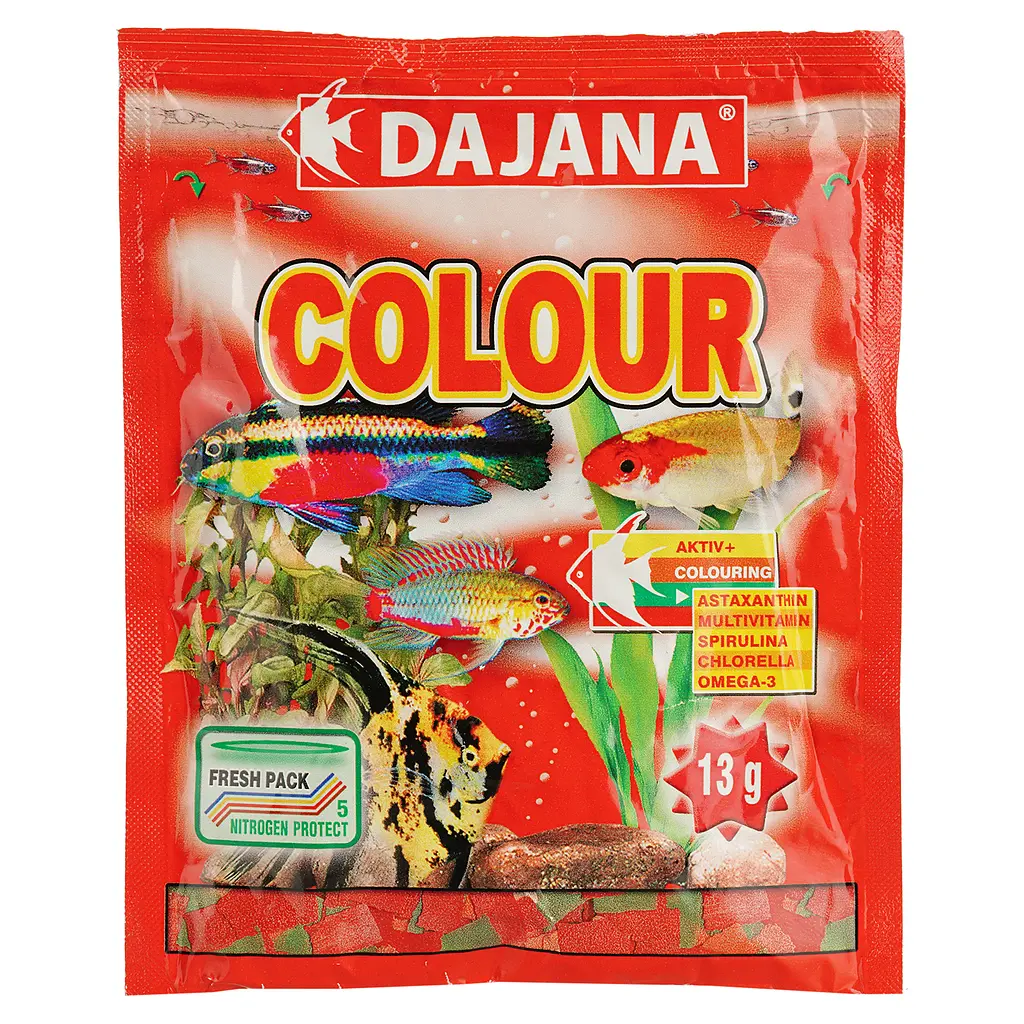 Корм Dajana Colour Flakes для яскравого забарвлення риб 13 г - фото 3