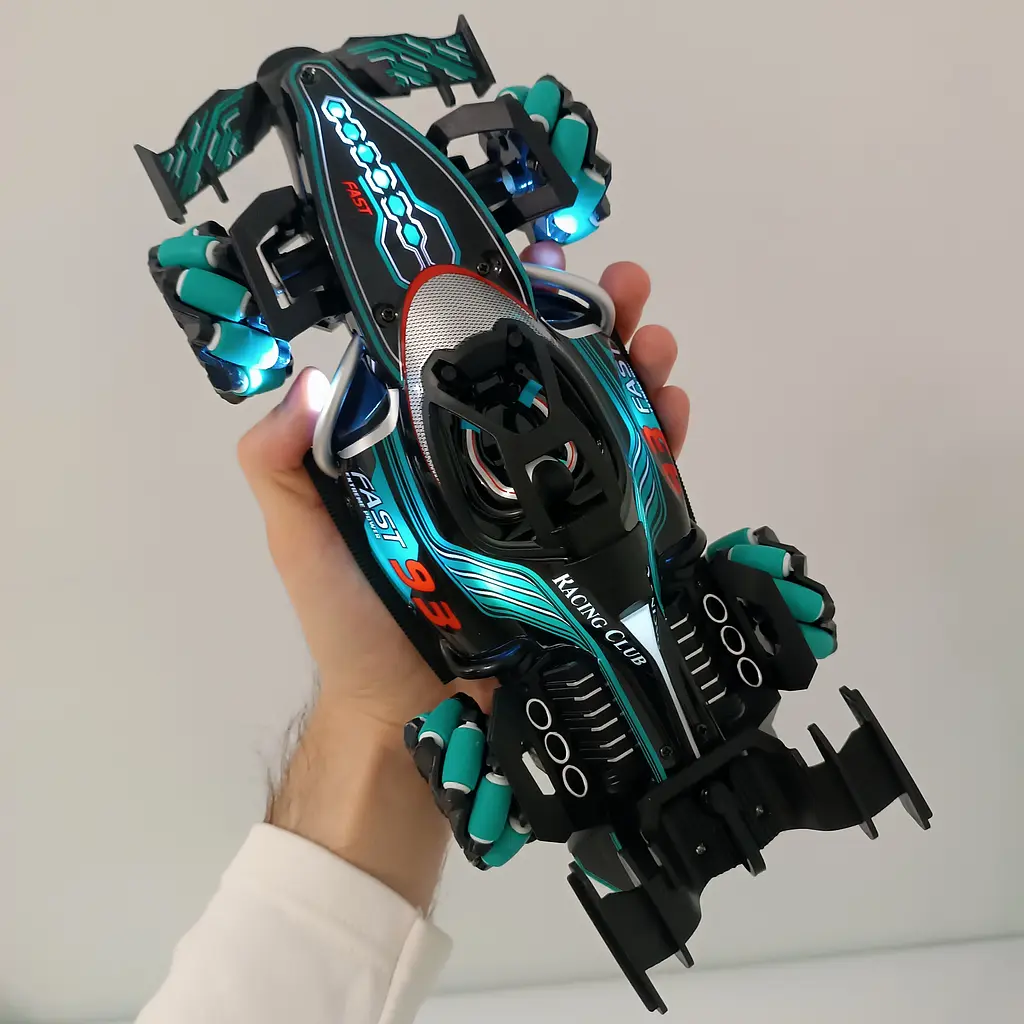 Машинка на радиоуправлении Racing Стиль Формула-1, пускает пар, светится - фото 12