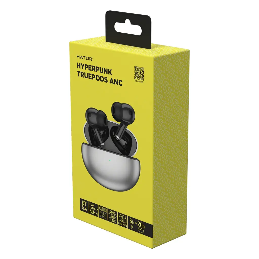 Навушники Hator Hyреrpunk Truepods SyncHUB Black (HTA430) - фото 5