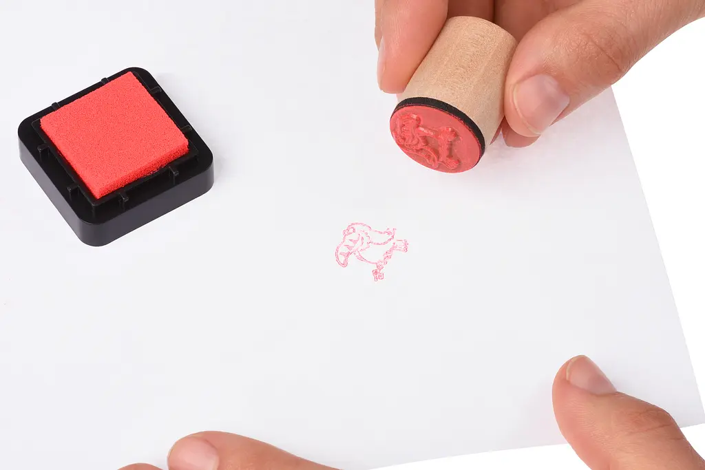 Фарба для печаток Goki, світло-коричневий (15345G-21) - фото 2