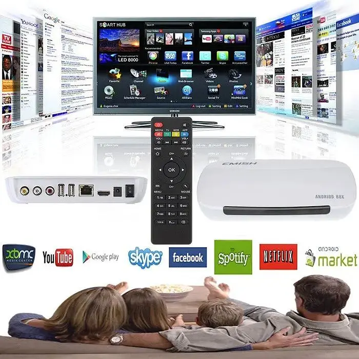 Смарт-приставка Emish X700 1/8 Гб Android TV Box - фото 5