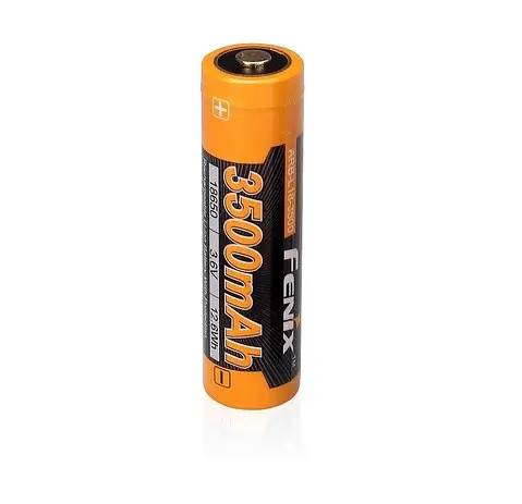 Акумулятор Fenix 18650 3500mAh Li-Ion Чорно-жовтий (2472383551)