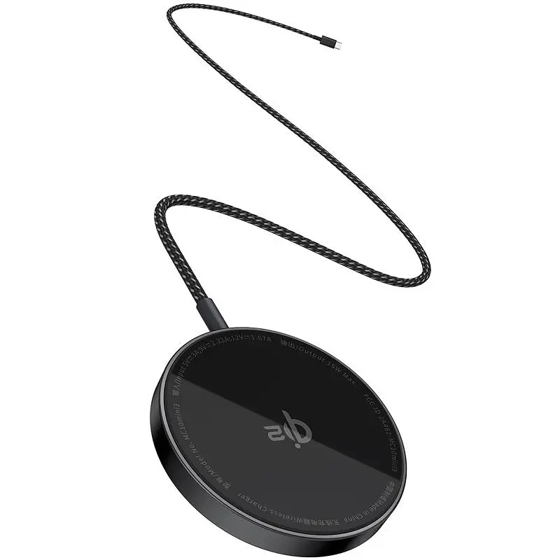 БЗУ Baseus Simple Mini4 Air Magnetic Qi2 15W (P102782) Cluster Black - фото 4