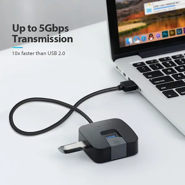 USB-хаб Vention CHBBD 4 ports - фото 4