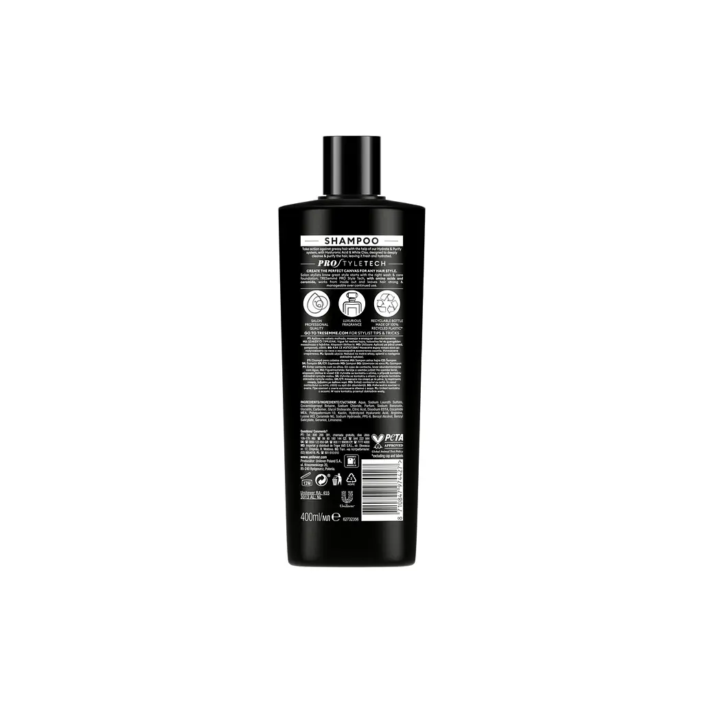 Шампунь Tresemme Hydrate & Purify Зволожувальний 400 мл (8710847974427) - фото 2