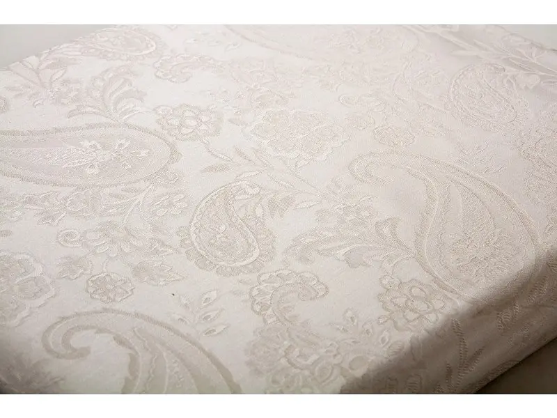 Комплект постільної білизни Brinley Cream Євро Tac pbe0041819 - фото 3