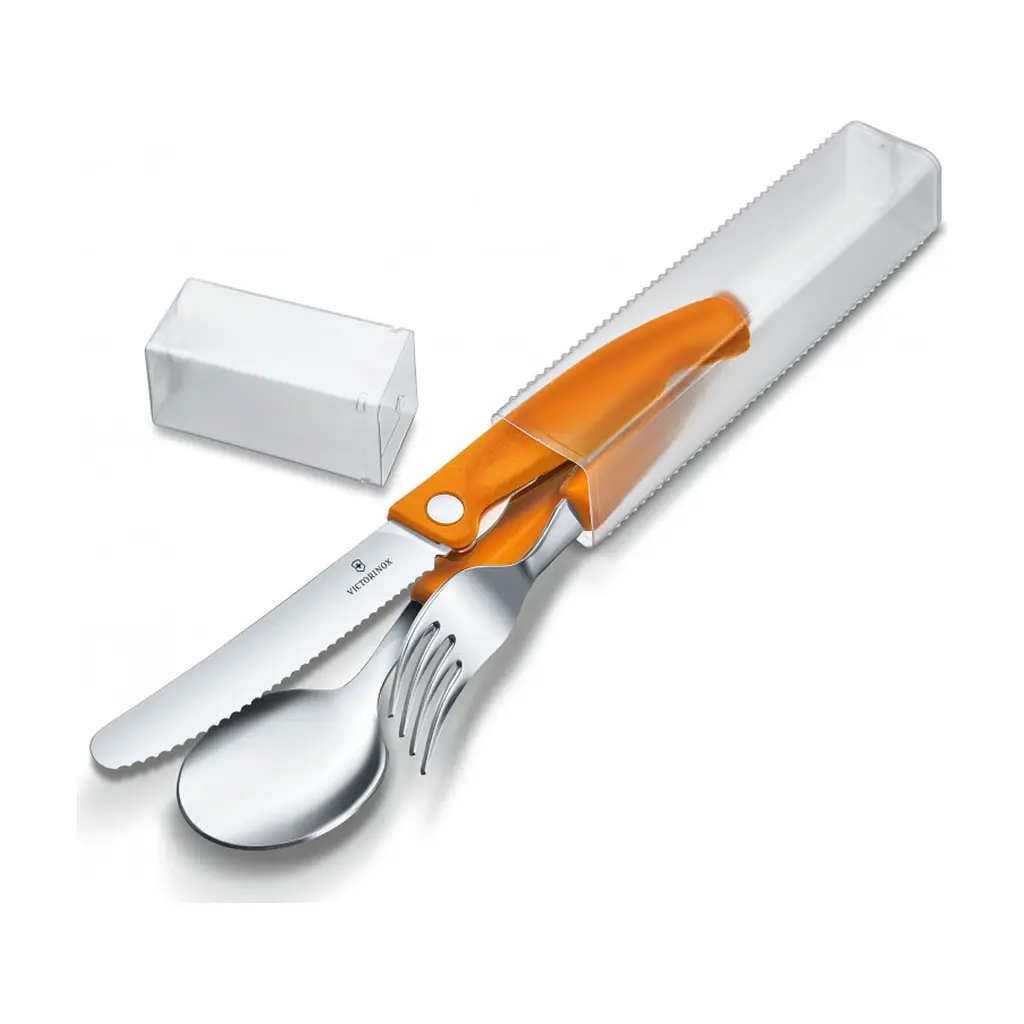 Набір столових приборів Victorinox SwissClassic Table Set 3 шт Orange (6.7192.F9) - фото 2