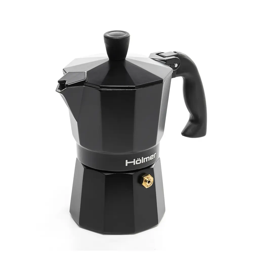 Гейзерна кавоварка Holmer CF-0100-B Black Moon 100 мл чорна (CF-0100-B Black Moon) - фото 2