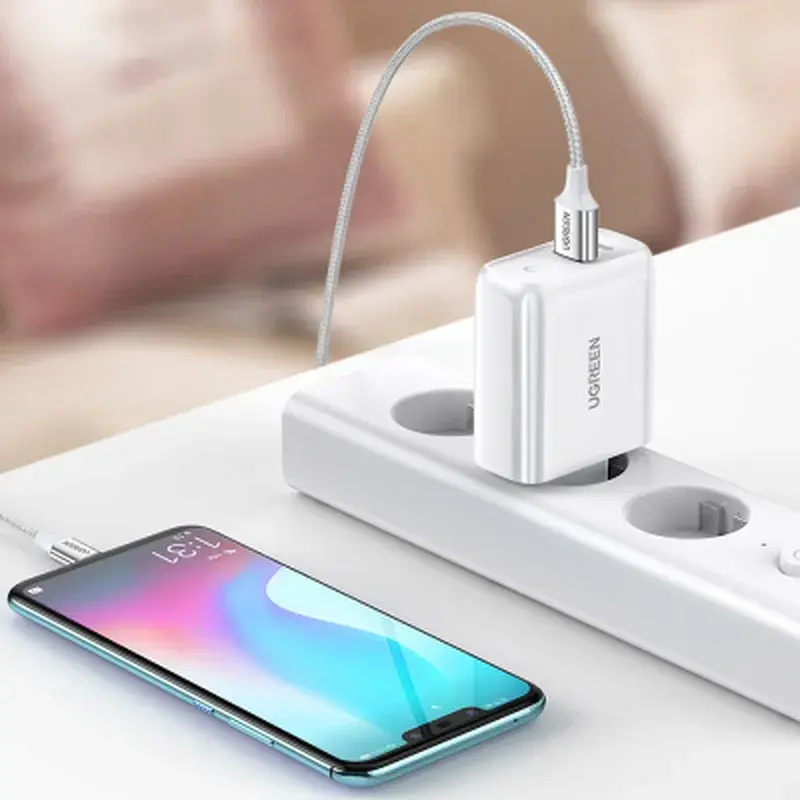 Зарядний пристрій Ugreen CD170 36W USB + Type-C Charger (White) (60468) - фото 6