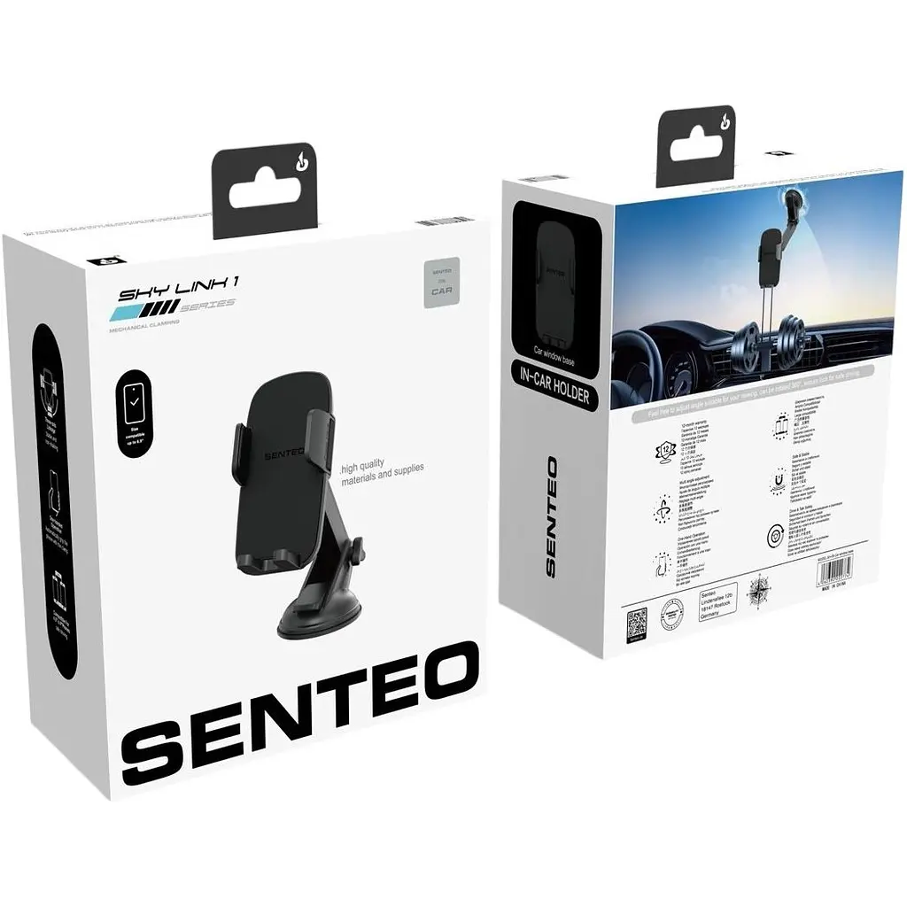 Автотримач Senteo SH-08 SkyLink 1 Dashboard Black [175078] - фото 2