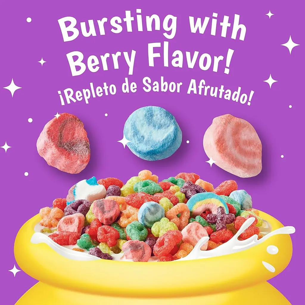 Сухий сніданок Lucky Charms Berry Swirl з маршмелоу, 308г - фото 9