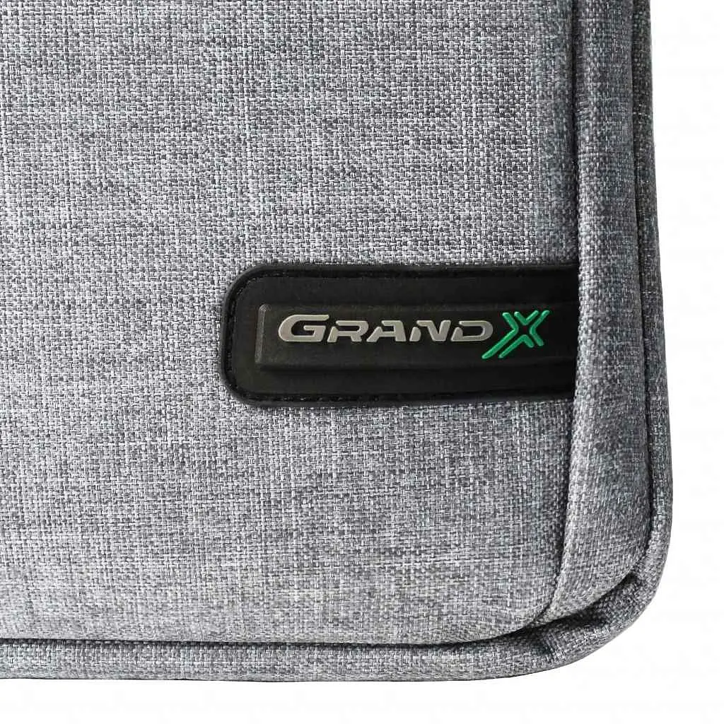 Сумка для ноутбука Grand-X Soft Pocket Grey 14" (SB-148G) - фото 7