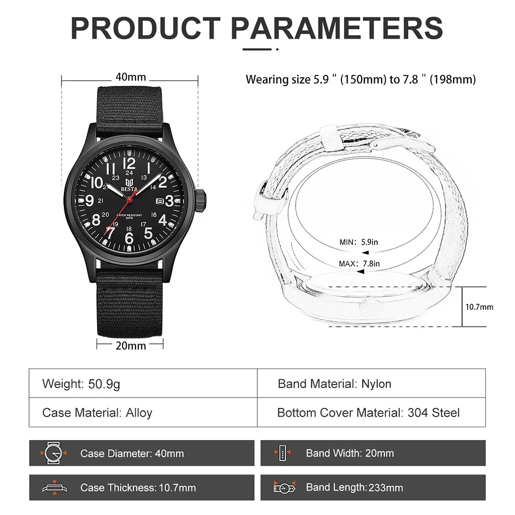 Годинник Besta Command Black - фото 7