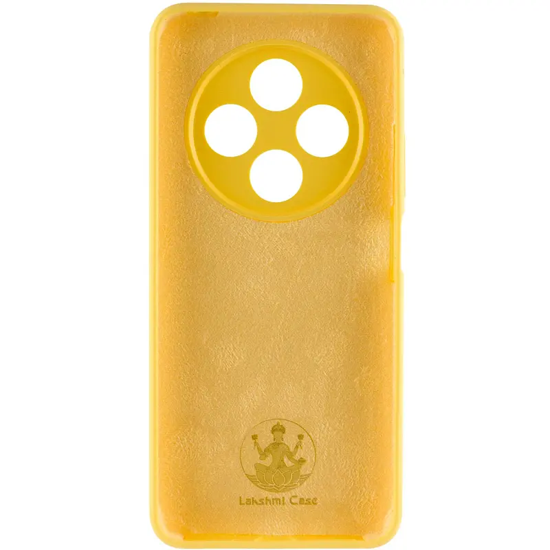 Чохол Ummi Lakshmi Silicone Cover Full Camera (AA) для Xiaomi Redmi 14C / Poco C75 Жовтий / Flash - фото 3