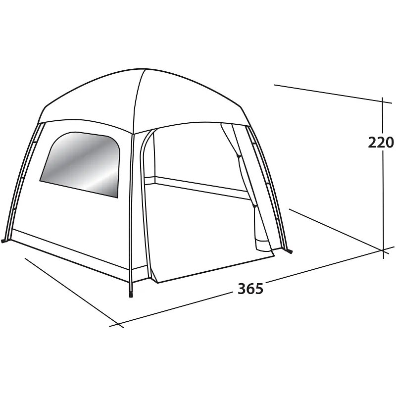 Намет шестимісний Easy Camp Moonlight Yurt Grey (120382) - фото 11