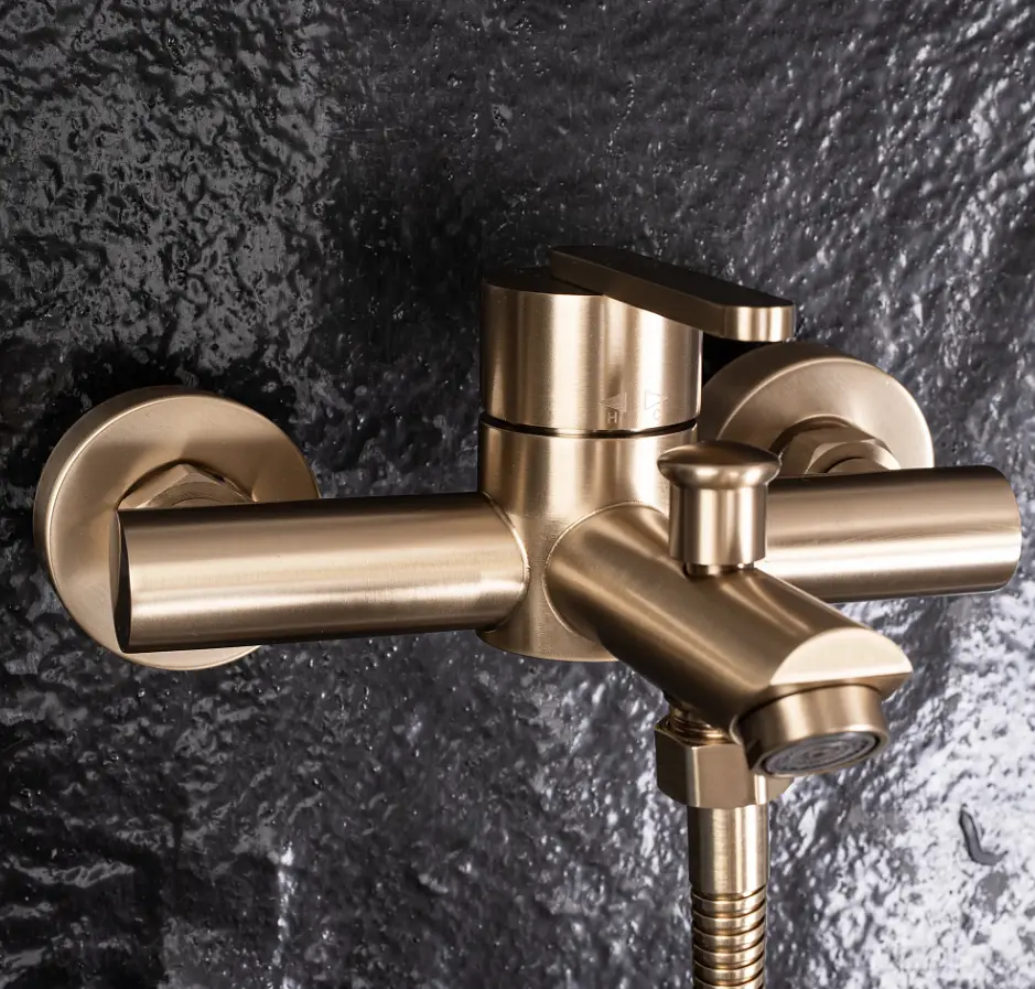 Змішувач для ванни Rea Ontario brushed gold REA-B5513 - фото 4