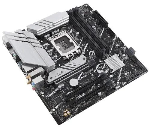 Материнська плата LGA1700, Asus PRIME B760M-A WIFI D4, B760, 4xDDR4, Int.Video(CPU), 4xSATA3, 2xM.2, 3xPCI-E 16x 4.0, Realtek 7.1, Realtek 2.5Gb, WiFi 6, Bluetooth 5.2, 5xUSB3.2/7xUSB2.0, HDMI/DP, MicroATX - фото 4