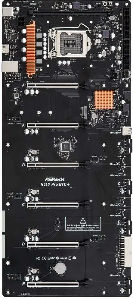 Материнская плата ASRock H510 Pro BTC+ - фото 2