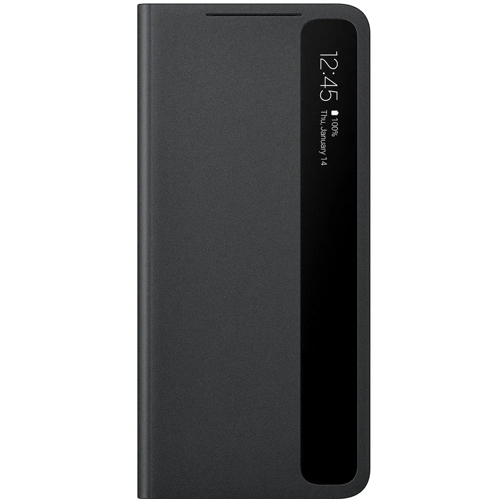 Чохол-книжка S-View Clear View Flip Cover EF-ZG998CBEGRU для Samsung Galaxy S21 Ultra 5G (6.8") Чорний