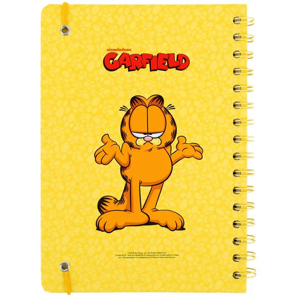 Блокнот Kite Garfield А5 80 листів клітка GF на спіралі (GF26-190) - фото 2