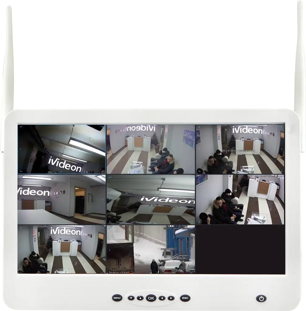 Комплект видеонаблюдения беспроводной XPRO DVR KIT Full HD CAD-1308 LCD 13.3" Wi-Fi 8ch набор на 8 камер - фото 6