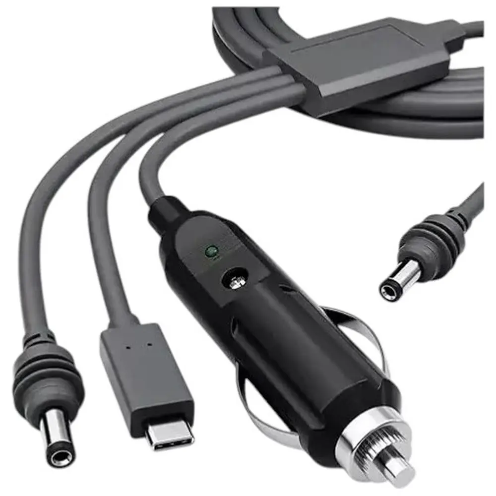 Кабель живлення для Starlink Mini DC + Type-C + автомобільний прикурювач 5 м (18799) - фото 2
