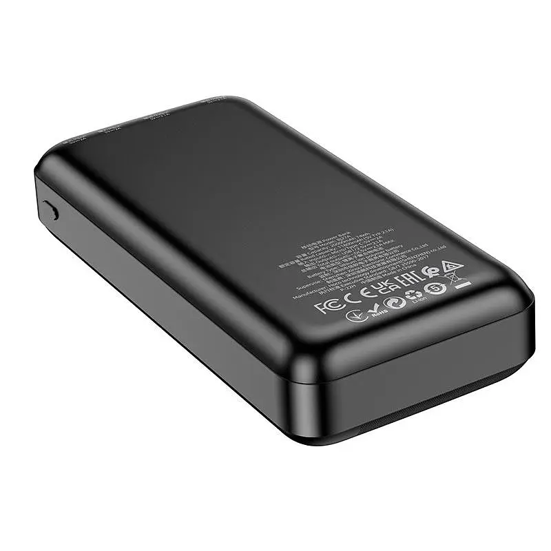 УМБ Borofone Pindar power bank BJ27A 20000mAh аккумулятор портативный черный - фото 2