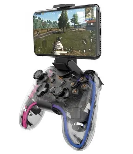 Геймпад G180BT RGB, Transparent, бездротовий (Bluetooth 5.0) PC / PlayStation 3/4 / Switch / Havit teh0028544 - фото 2
